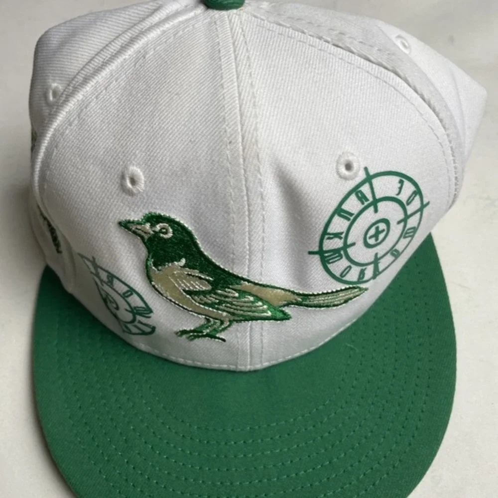 New Era‎ 59FIFTY Baltimore Orioles Fitted Hat 8 Green White Baby Blue UV